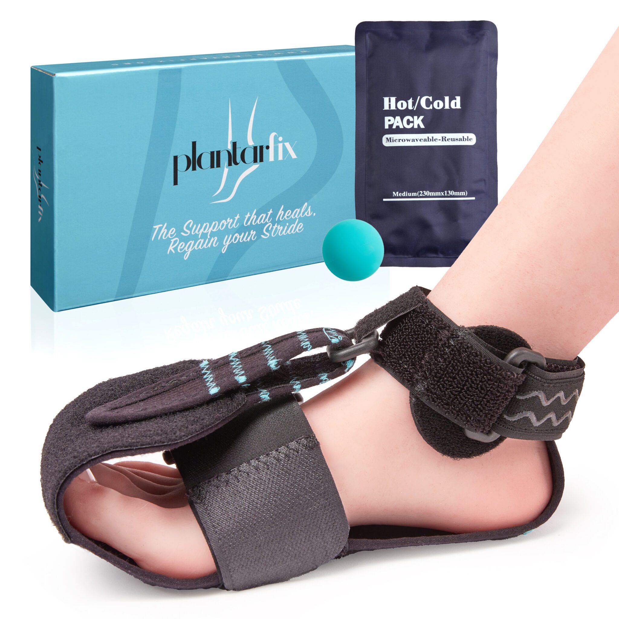 Plantar Fasciitis foot splint as developed by Dan Fernandes in Kent, UK recommended product